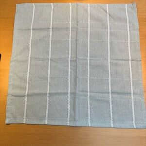 4 light blue Striped Cloth napkins. EUC. Feels like cotton (no tags) Homey vibe